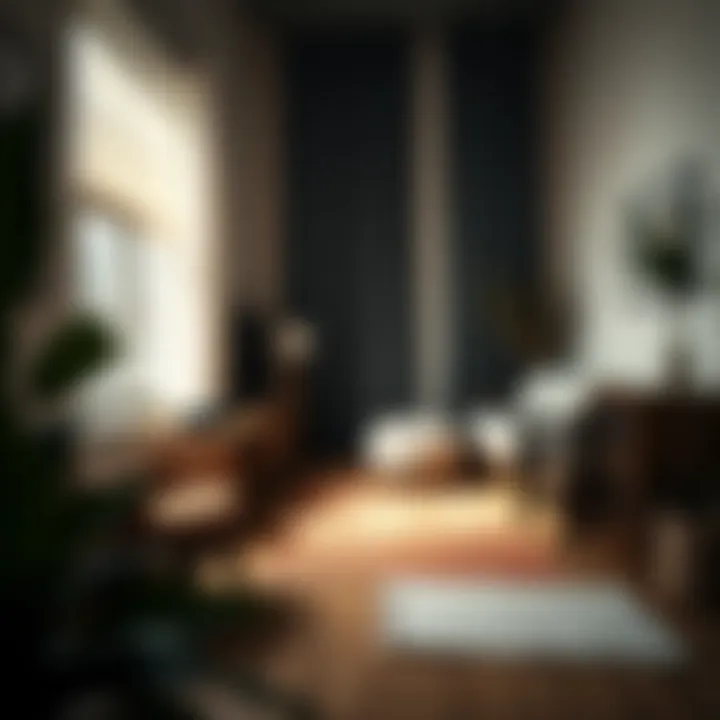 Therapeutic Environment for Healing A tranquil therapy room set for EMDR sessions