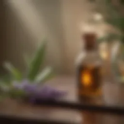A serene room filled with calming scents from essential oils
