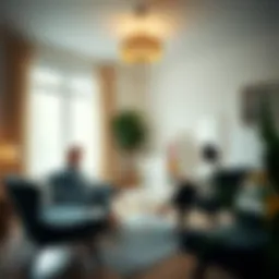 A comforting space for family discussions