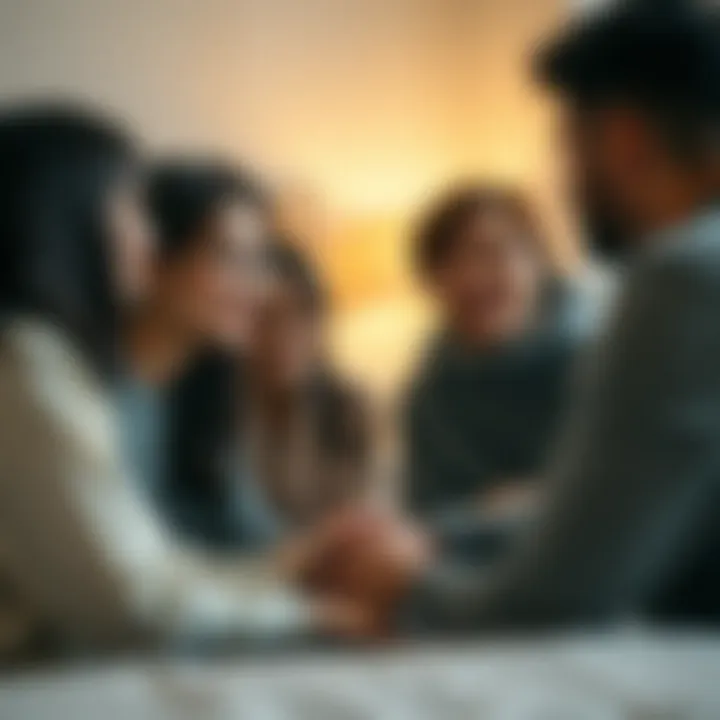 Fostering Open Dialogue Among Family Members Family members engaging in open communication