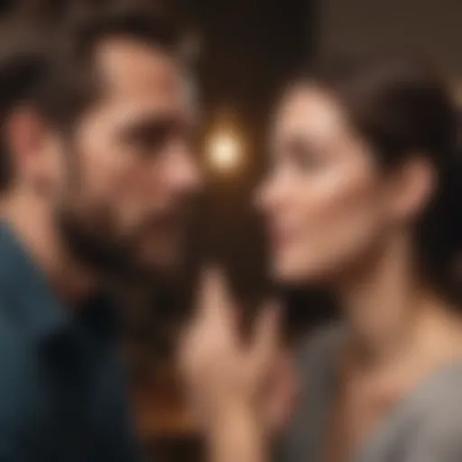 Couples engaged in thoughtful conversation