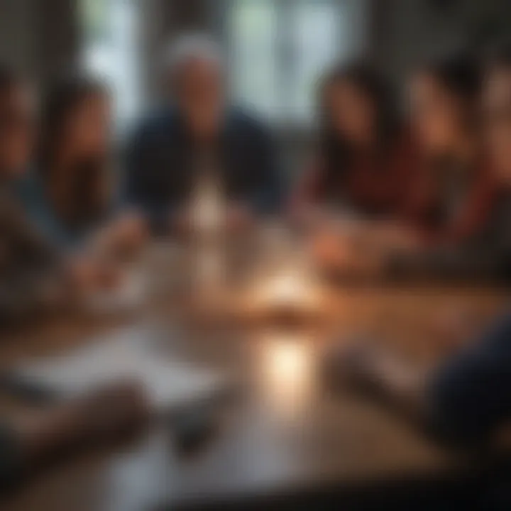 A group brainstorm session focused on gratitude