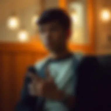 A thoughtful individual reflecting on personal experiences