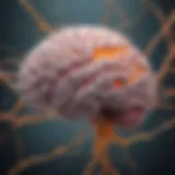 Illustration of brain health symbolized by interconnected network of neurons