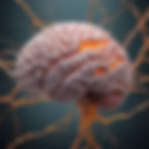 Illustration of brain health symbolized by interconnected network of neurons