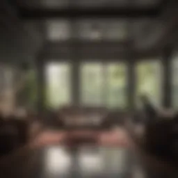 A serene setting fostering deep dialogue