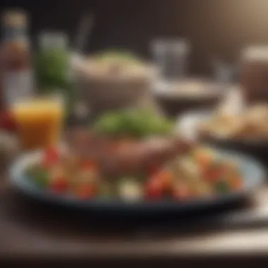 Nutrition's Role in Cognitive Health A close-up of a healthy meal symbolizing nutrition