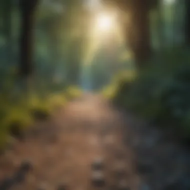 The Serene Path to Mental Clarity A serene environment representing calmness and mental clarity