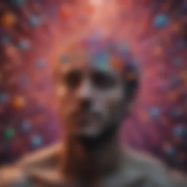 A Spectrum of Cognitive Enhancers Colorful nootropic substances arranged artistically