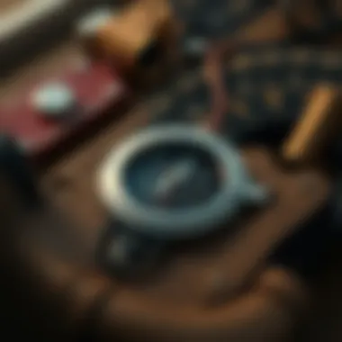 Compass Representing Self-Assessment Journey A compass representing self-assessment journey