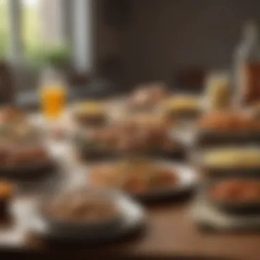 How Meal Composition Influences Alertness Visual representation of various meal compositions and their impact on alertness