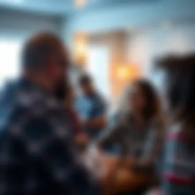 Community support gathering fostering connections and understanding