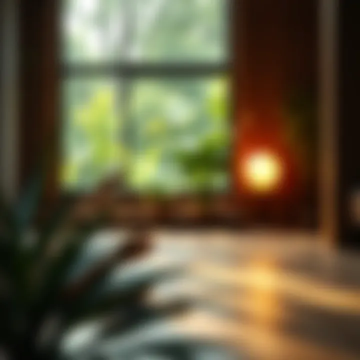 A serene environment for mindfulness and meditation practice