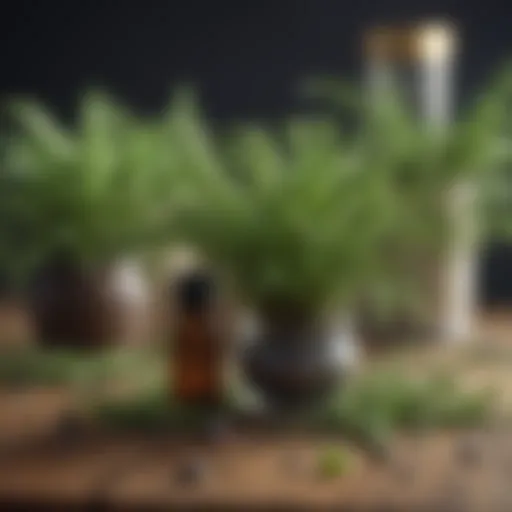 Aromatic plants used for essential oil extraction