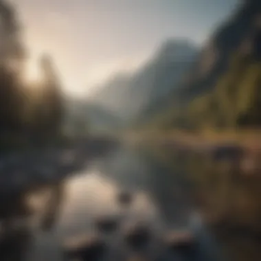 The Origins of Tummo Breathing A serene mountain landscape representing the origins of tummo breathing