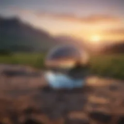 A serene landscape with a sunrise symbolizing new beginnings and positivity