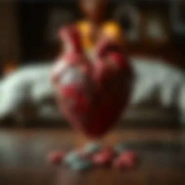 Symbol of Betrayal A fractured heart symbolizing betrayal in relationships.