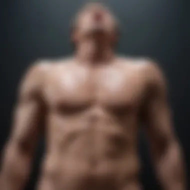 Stress and the Body Connection Abstract representation of stress impacting the body