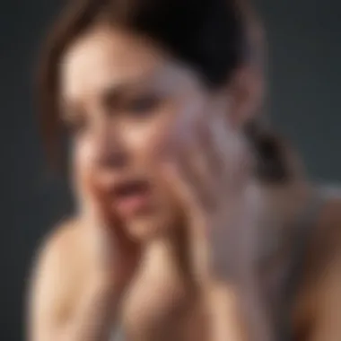 Stress-Induced Bodily Aches Illustration depicting physical discomfort caused by stress