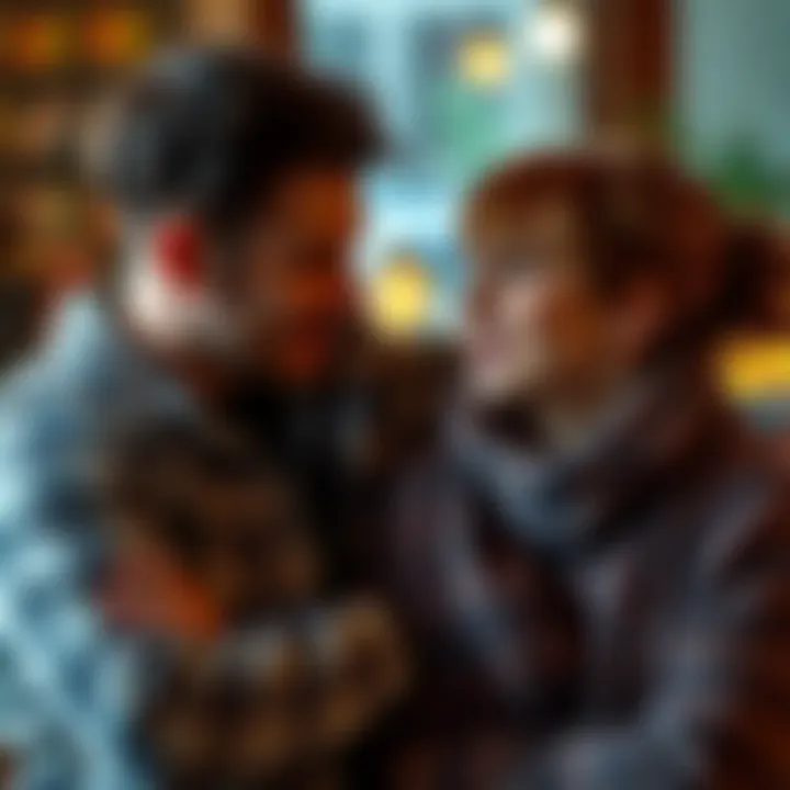 A visual metaphor for infallibility syndrome affecting relationships