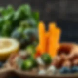 Visual representation of zinc sources in food