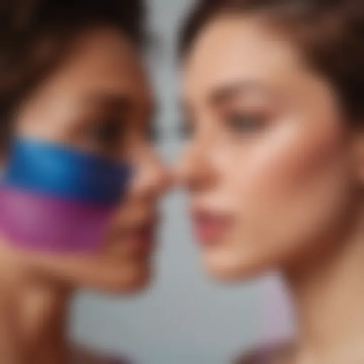 Bisexual pride flag showcasing the colors of bisexuality