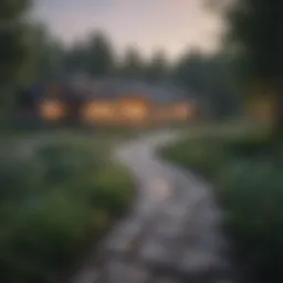 Serene landscape surrounding the Village Residential Treatment Center