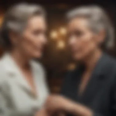 Elegance and Wisdom in Age Mature woman exuding grace and wisdom