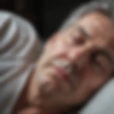 Cognitive Decline Due to Sleep Deficiency Person experiencing fatigue and lack of concentration