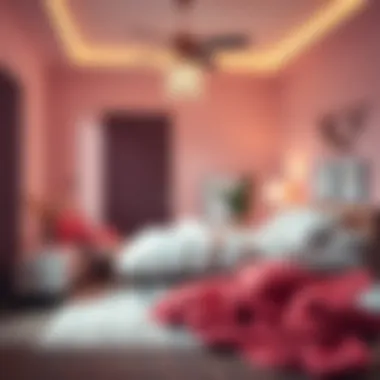 Calming Color Palette Color palette for a calming bedroom atmosphere