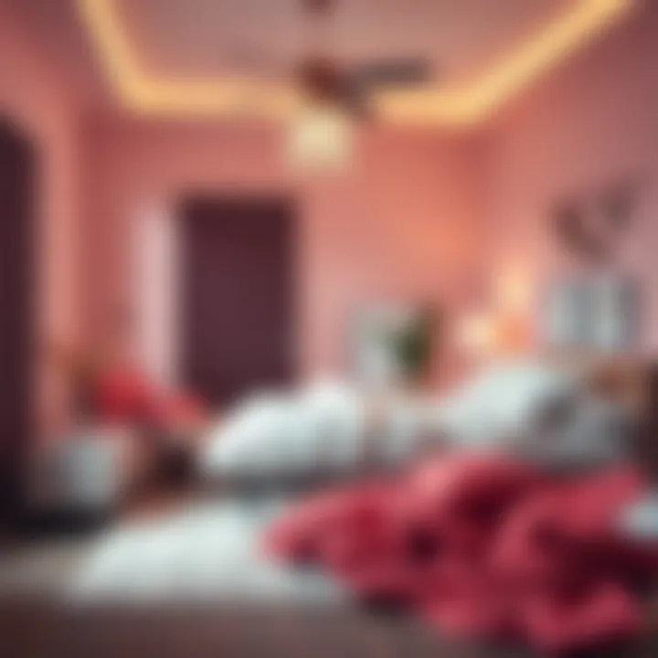 Calming Color Palette Color palette for a calming bedroom atmosphere