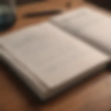 A close-up of a notebook and pen, symbolizing the importance of taking notes during therapy.