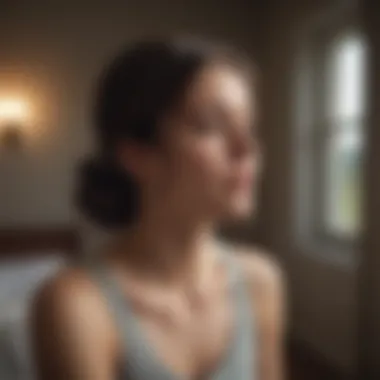 Embracing Solitude and Healing Calm person finding inner peace after breakup