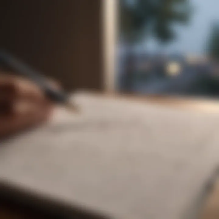 An open journal with a pen, symbolizing self-reflection