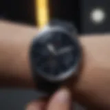 Galaxy Watch displaying sleep tracking data