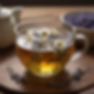 Soothing Herbal Tea Blend Herbal tea with chamomile and lavender
