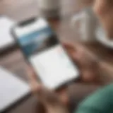 A sleek interface of an hourly planner app on iPhone showcasing daily tasks and schedules.