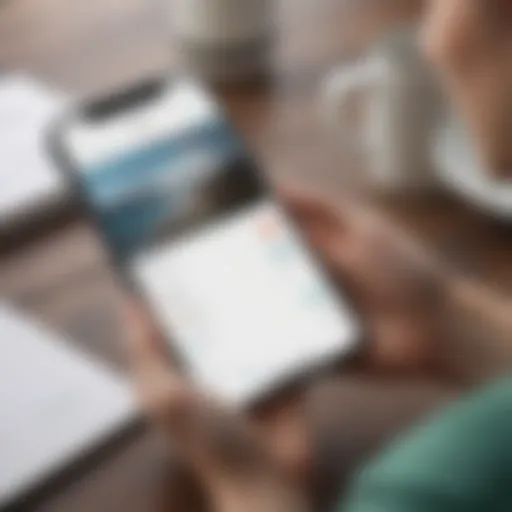 A sleek interface of an hourly planner app on iPhone showcasing daily tasks and schedules.
