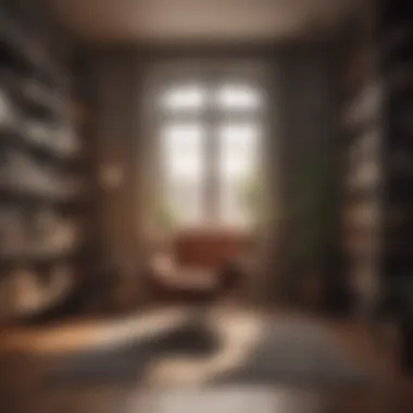 Cozy Space for Personal Growth A cozy reading nook filled with books and natural light.