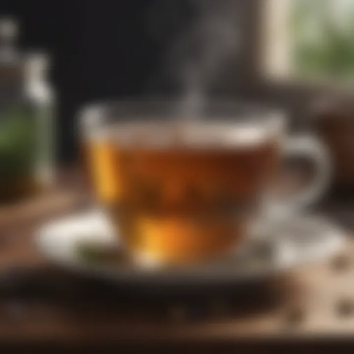 Herbal Tea Cup with Steam