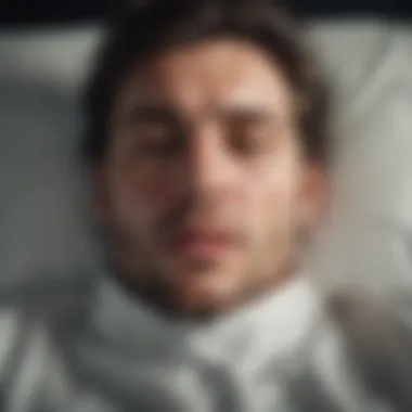 Emotional Turbulence Resulting from Sleep Deprivation Illustration representing emotional turbulence due to lack of sleep