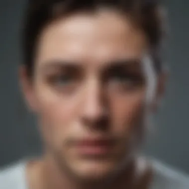 The Complexity of Individual Behavior A person overwhelmed by conflicting emotions and screens