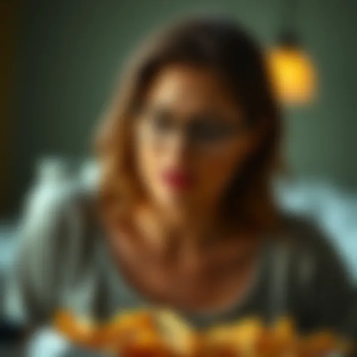 The Physical Health Consequences of Overeating Visual impact of overeating on physical health metrics