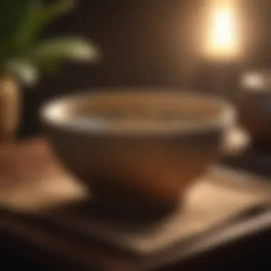 Aesthetic Kava Bowl Traditional kava bowl used in cultural ceremonies