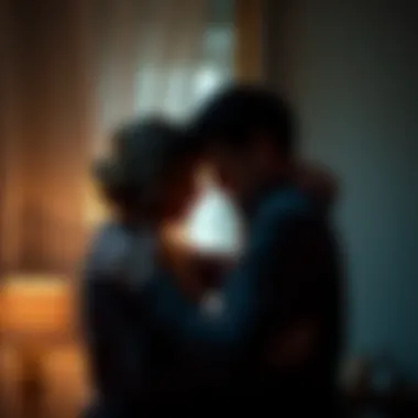 Embracing Forgiveness Couple embracing after resolving conflict