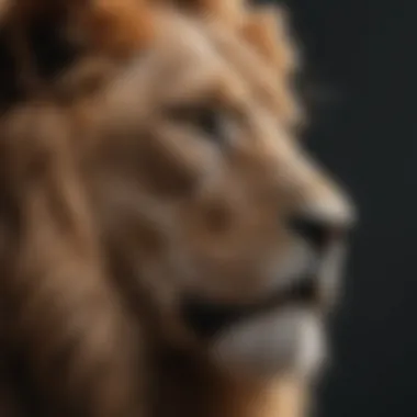 Mighty Lion Strength Tattoo Mighty Lion tattoo embodying inner strength and courage