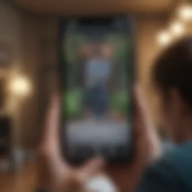 Digital Connection Impact Lonely person staring at phone screen