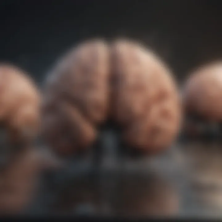 A brain illustration depicting emotional triggers.