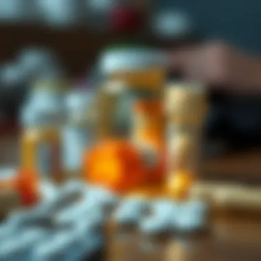 Graphical depiction of medication types for mental health