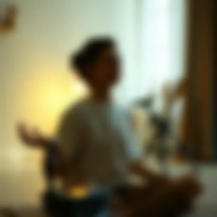 Tailoring Meditation to Individual Needs Person engaging in personalized meditation practice